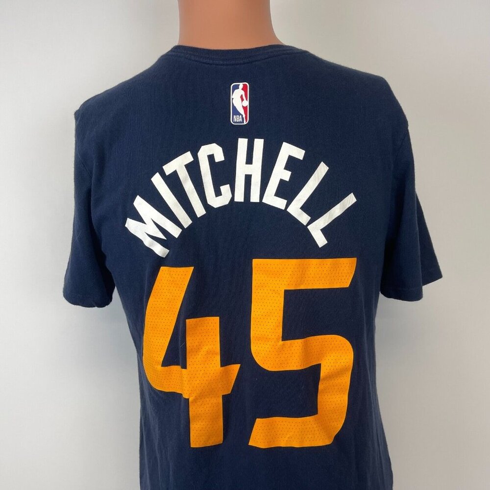 Nike Donovan Mitchell Utah Jazz Dri Fit Jersey T Shirt NBA Basketball Size M